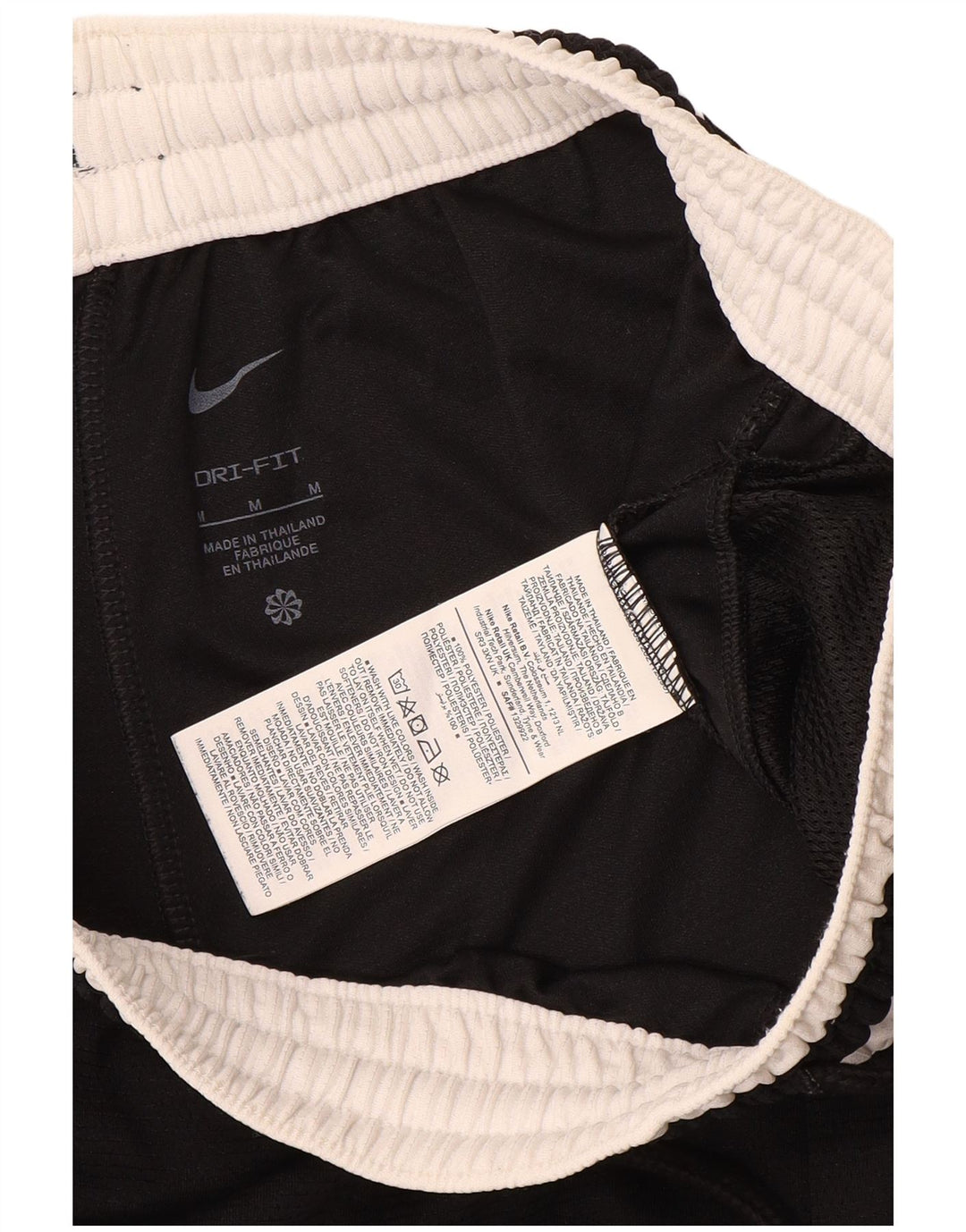 Nike Mens Dri Fit Sport Shorts Medium Black Colourblock Polyester