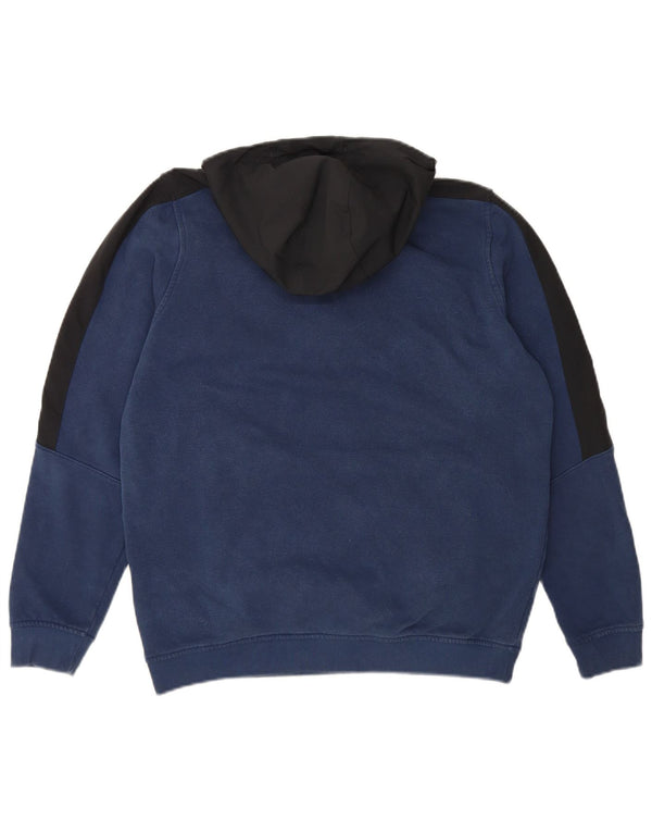 Under Armour Herre grafisk hættetrøje Jumper Medium Navy Blue Colourblock