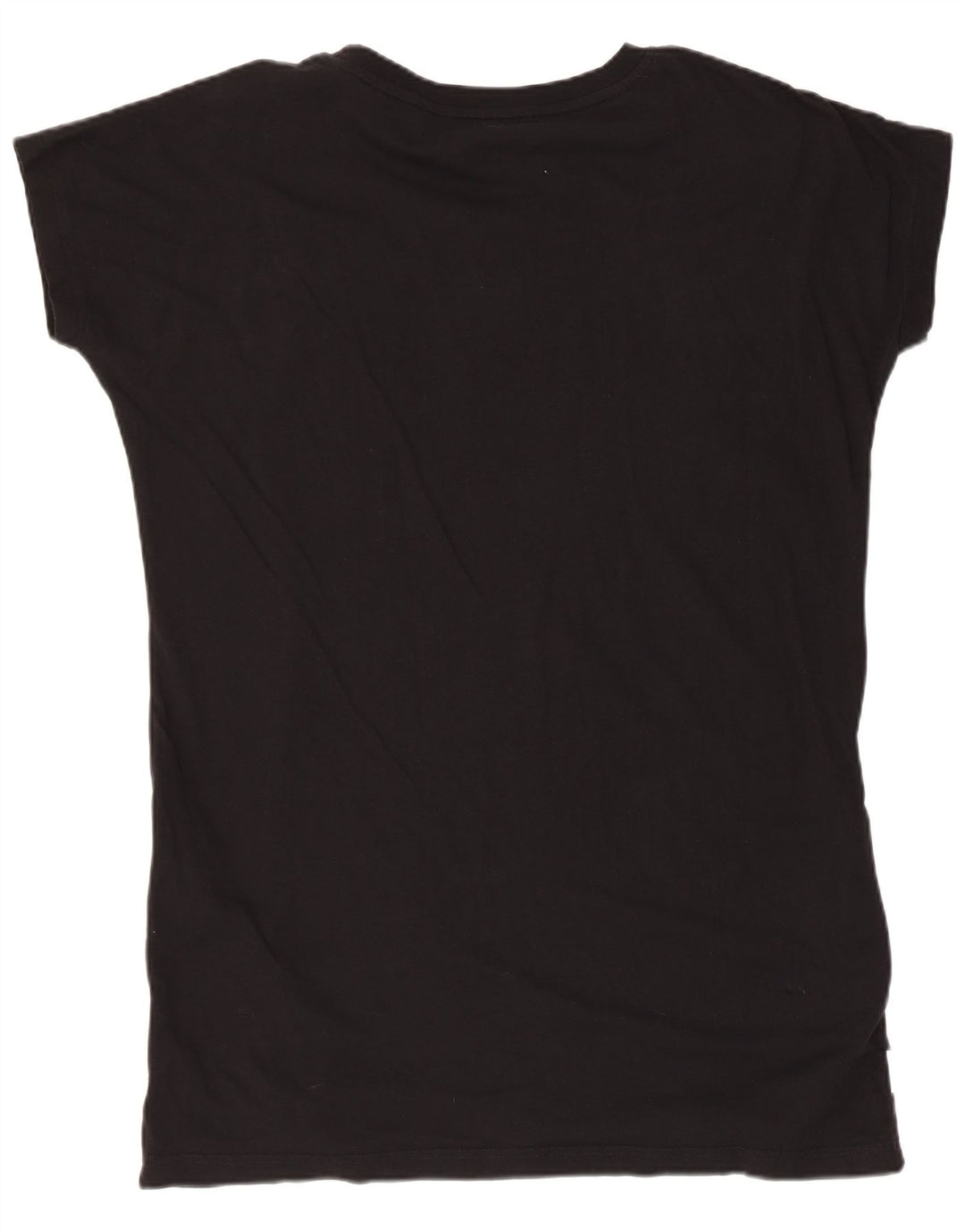 Reebok Womens Oversized Graphic T-Shirt Top UK 12/14 Medium Black