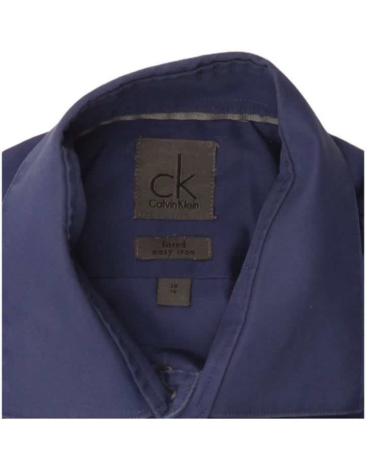 Cămașă pentru bărbați Calvin Klein Mărimea 38 15 Albastru mediu