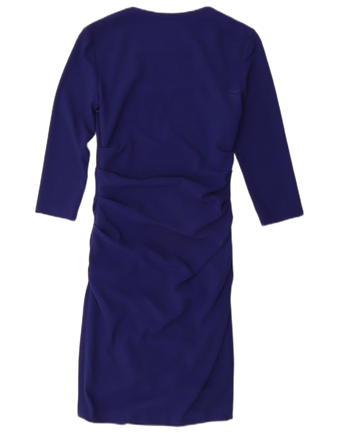 PHASE EIGHT Womens 3/4 Sleeve Bodycon Dress UK 8 Small  Blue Polyester