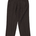 Pantaloni casual dritti da uomo Armani IT 48 medio W32 L27 poliestere nero