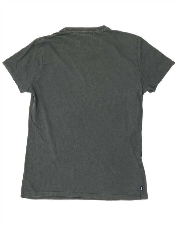 Camiseta masculina Superdry Top verde médio