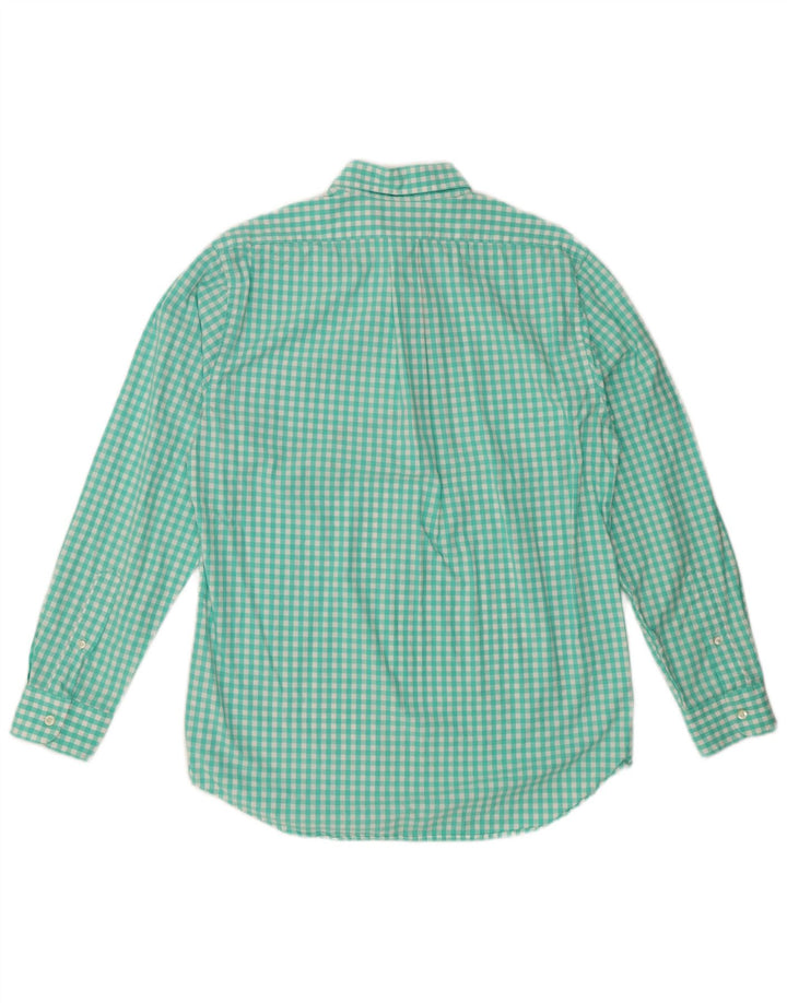 VINEYARD VINES Camicia slim fit da uomo in cotone a quadretti turchese medio