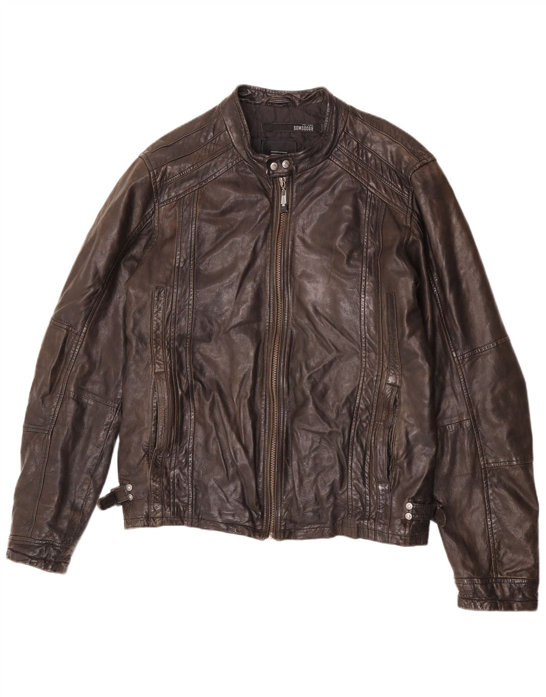 Bomboogie Giacca da pilota in pelle da uomo UK 42 XL Pelle marrone