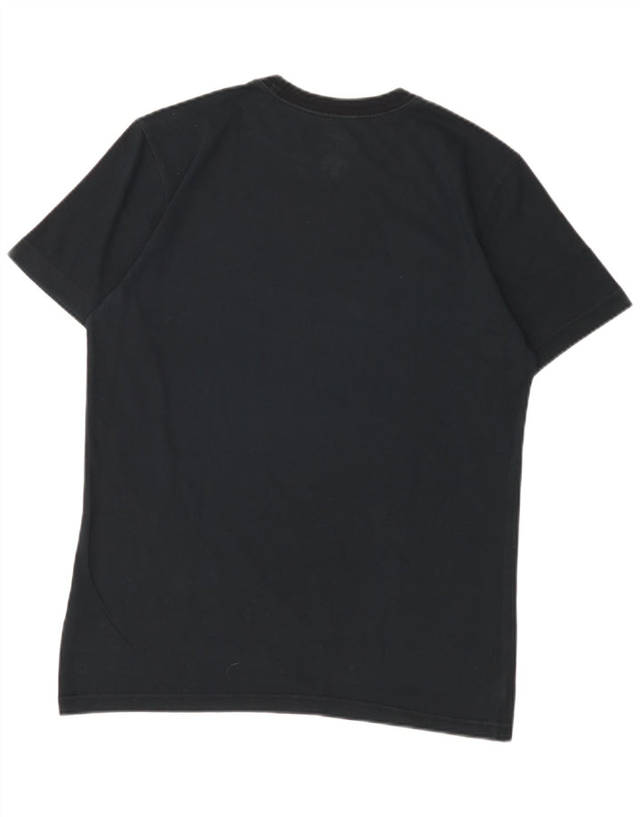 Nike Mens Dri Fit Graphic T-Shirt Top Medium Black Cotton