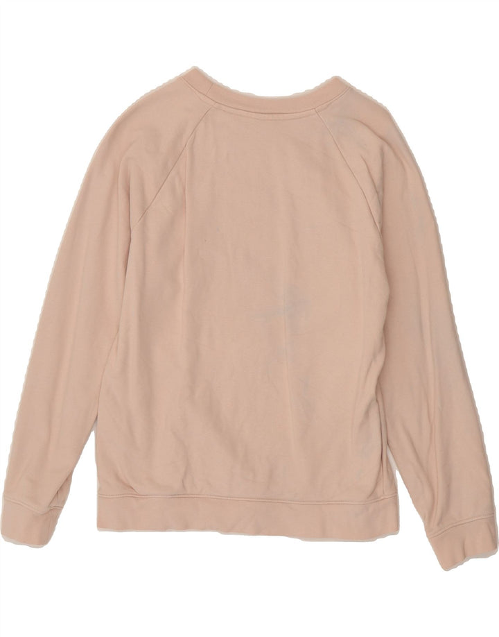 LEVI'S Womens Oversized Sweatshirt Jumper UK 6 XS Pink Cotton Vintage Levi's and Second-Hand Levi's from Messina Hembry 