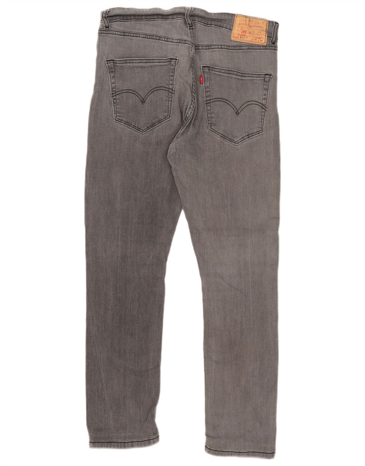 Męskie jeansy Levi's 511 Slim W34 L28 Szara bawełna