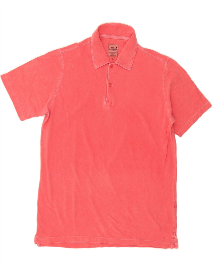 BEST COMPANY Mens Polo Shirt Large Red Cotton Vintage Best Company and Second-Hand Best Company from Messina Hembry 