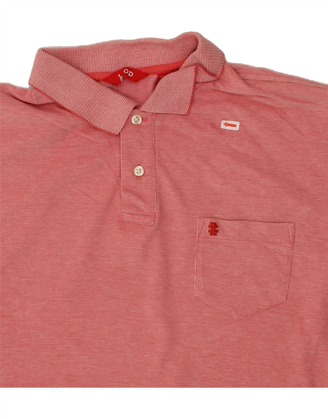 IZOD Mens Polo Shirt Large Pink Vintage Izod and Second-Hand Izod from Messina Hembry 