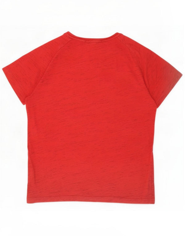 Puma Mens T-Shirt Top XL Red Flecked Cotton