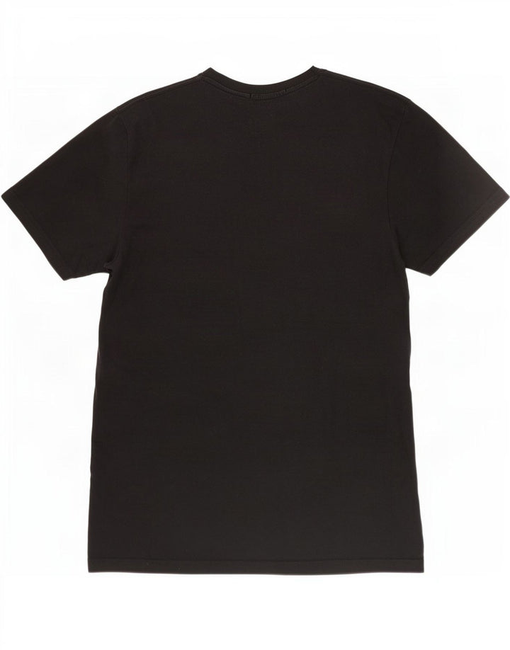 Ellesse - Camiseta para hombre, talla grande, color negro, algodón