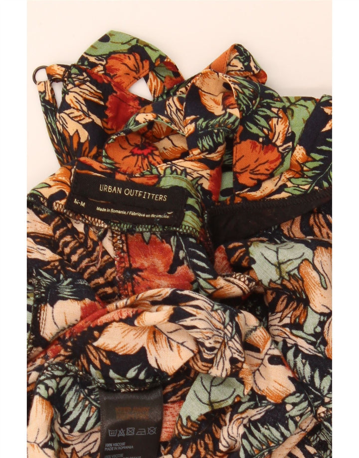 URBAN OUTFITTERS Womens Playsuit UK 12 Medium  Multicoloured Floral