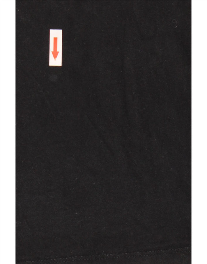 Superdry Mens T-Shirt Top Large Black Cotton