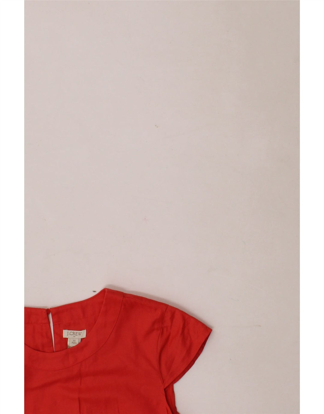 J. CREW Womens Blouse Top UK 6 XS Red Cotton Vintage J. Crew and Second-Hand J. Crew from Messina Hembry 