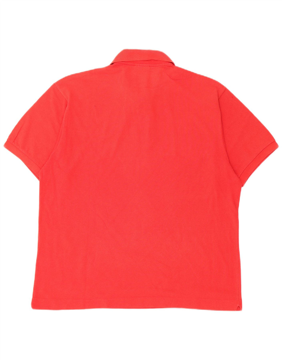 Lacoste Mens Polo Shirt Size 5 Large Red Cotton