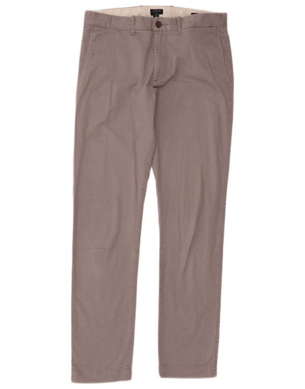 Pantaloni chino slim pentru bărbați J. Crew L30 L32 bumbac gri