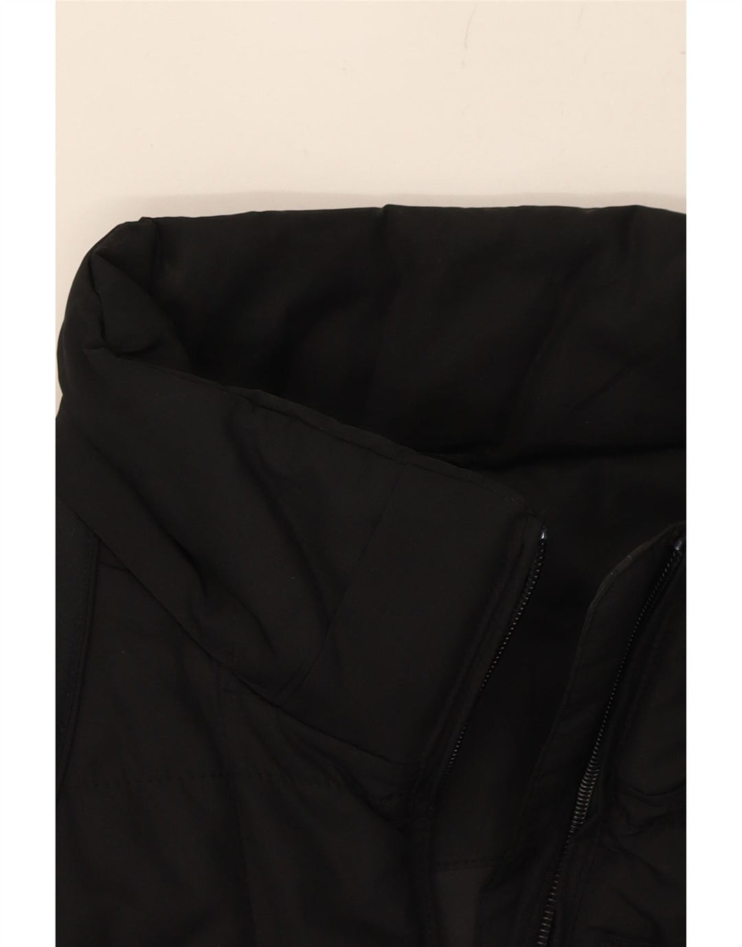 NIKE Womens Padded Jacket UK 12 Medium Black Polyester Vintage Nike and Second-Hand Nike from Messina Hembry 