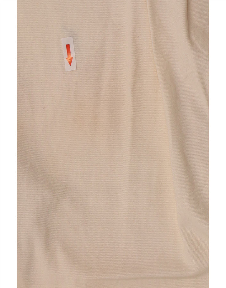 Ralph Lauren Mens Blaire Shirt Large Off White Cotton