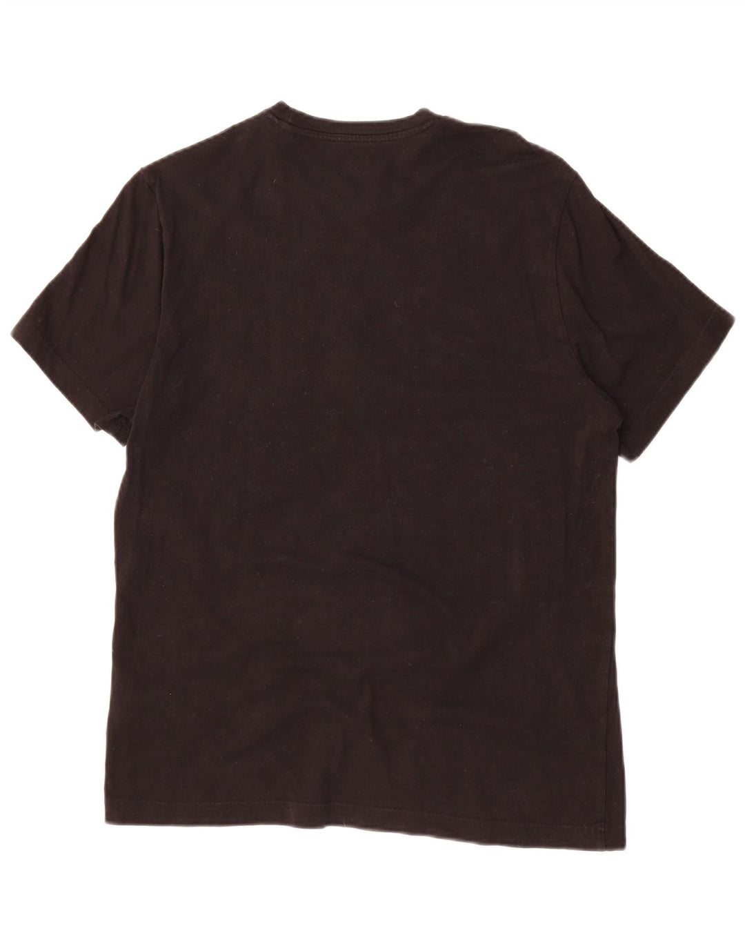 REEBOK Mens Graphic T-Shirt Top Large Black Cotton