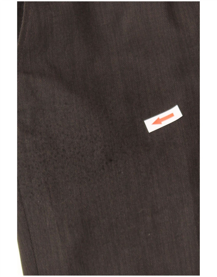 Pantaloni casual vestibilità regolare da uomo Marks & Spencer W36 L29 poliestere marrone