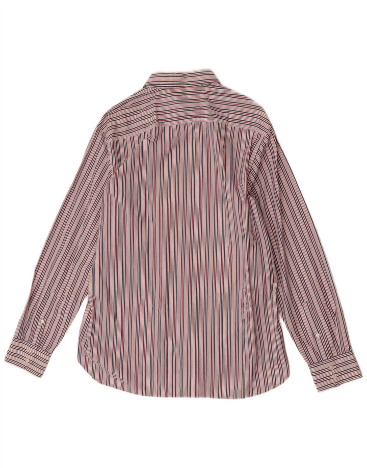 Tommy Hilfiger Mens Shirt Large Multicoloured Pinstripe Cotton