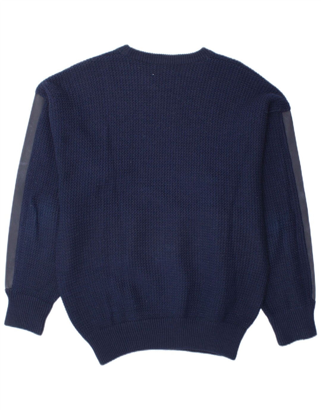 BY AMERICAN Mens Boat Neck Jumper Sweater Large Navy Blue