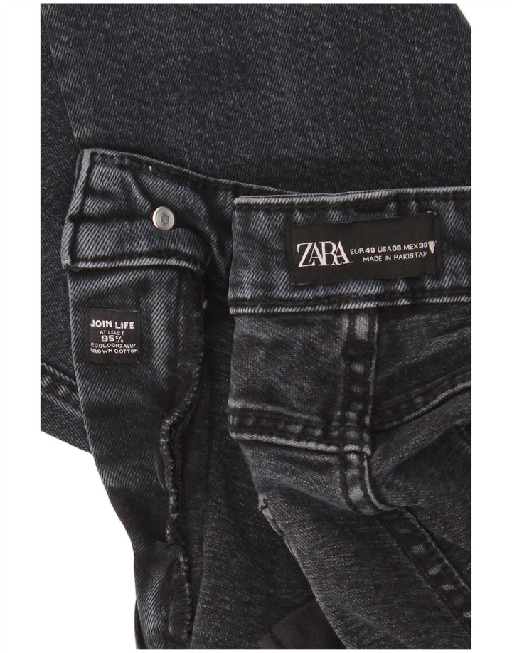 Jeans corti da donna Zara EU 40 medio W30 L25 cotone blu navy