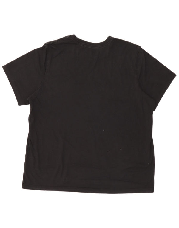 Nike T-shirt top til mænd 2XL sort bomuld