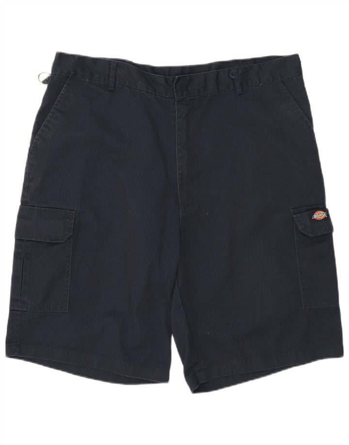 Dickies Mens Cargo Shorts W38 XL Navy Blue Polyester