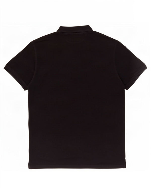 Polo da uomo Massimo Dutti XL in cotone nero