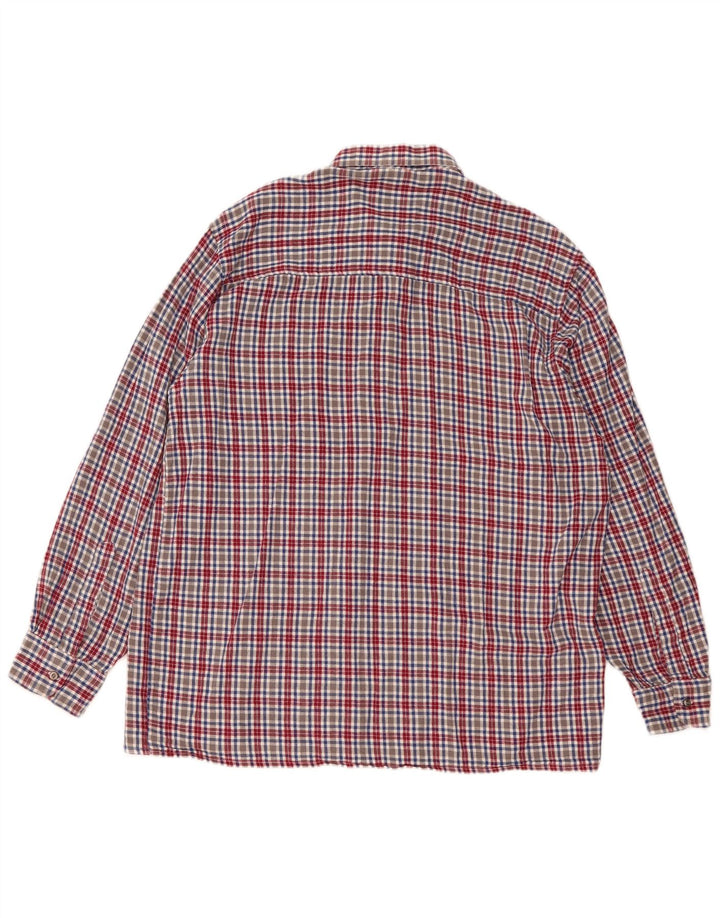 Follie Mens Shirt Size 43/44 XL Multicoloured Check Cotton