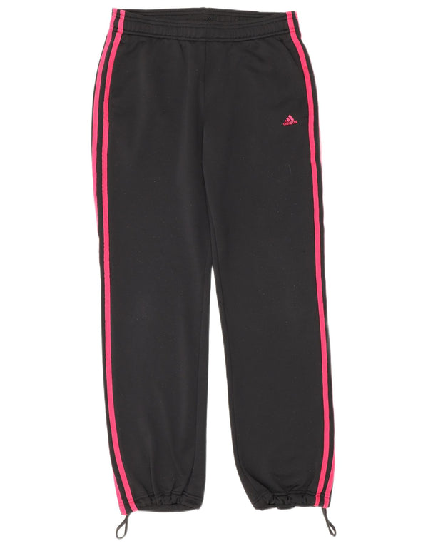 Adidas Womens Climalite træningsdragt Bukser Joggers UK 8/10 Small Black