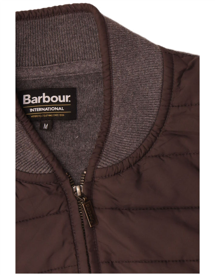Barbour herre cardigan sweater mellemgrå bomuld