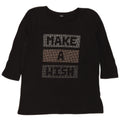 Marella Womens EMME Graphic Top Manga 3/4 Reino Unido 12 Médio Preto