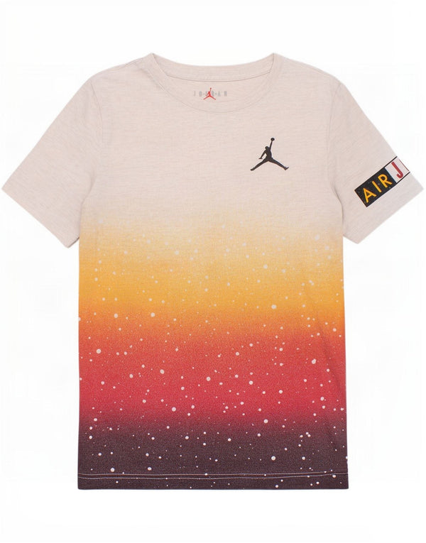 Gornja majica kratkih rukava Jordan Boys Graphic T-Shirt 12-13 Year Large Off White Colourblock