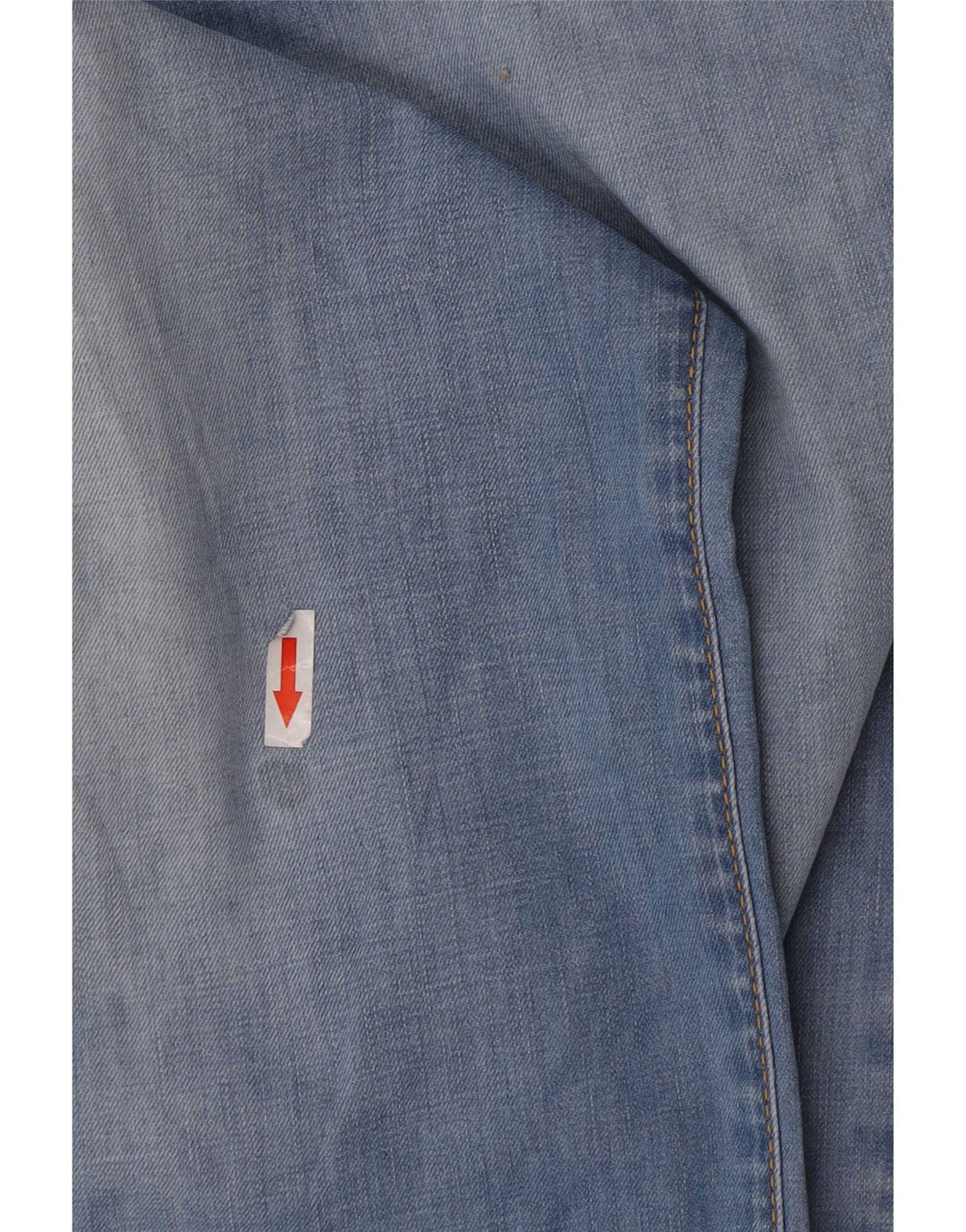 Trussardi Jean Droit W36 L31 Bleu Coton Homme