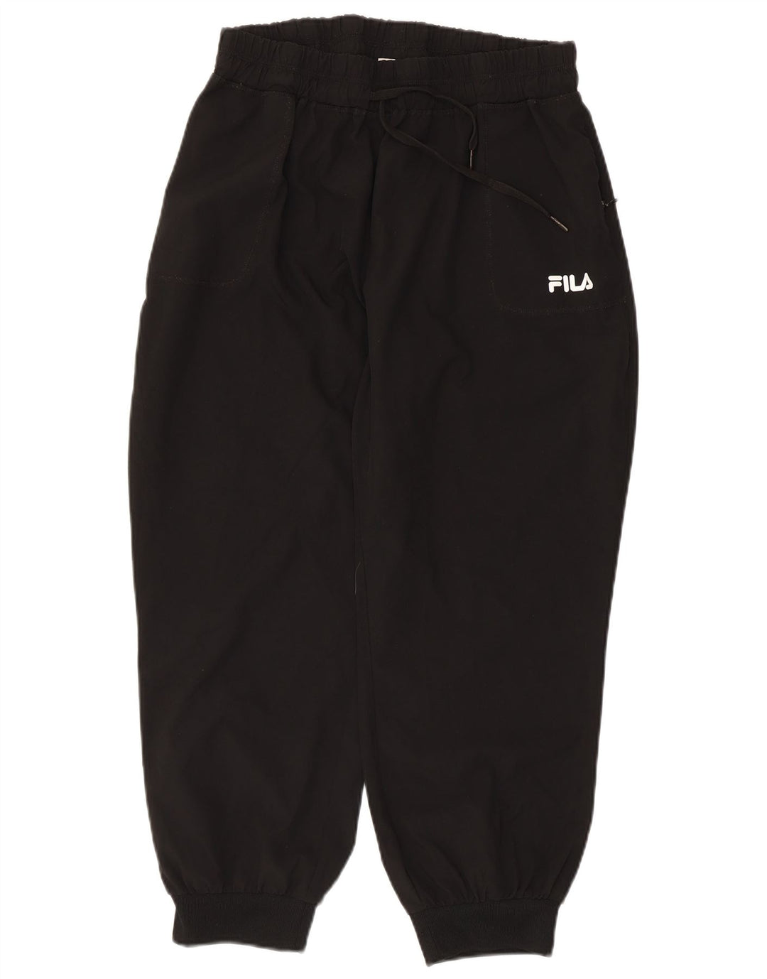 Fila Womens Tracksuit Trousers Joggers UK 14 Large  Black Polyester