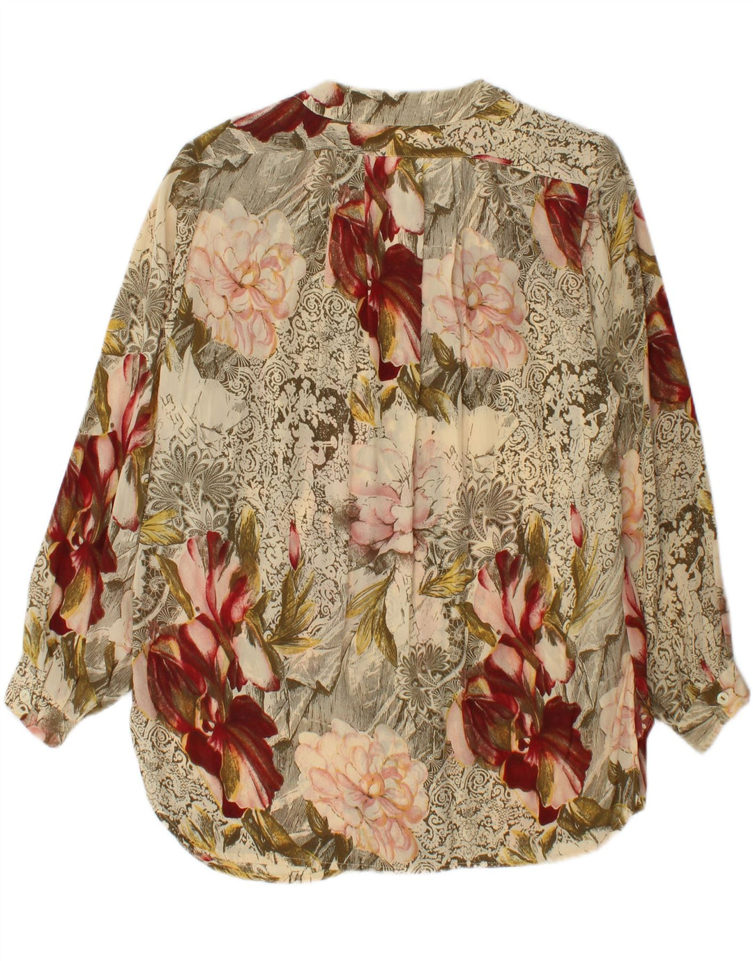 VINTAGE Womens Shirt Blouse EU 46 XL Multicoloured Floral Vintage Vintage and Second-Hand Vintage from Messina Hembry 