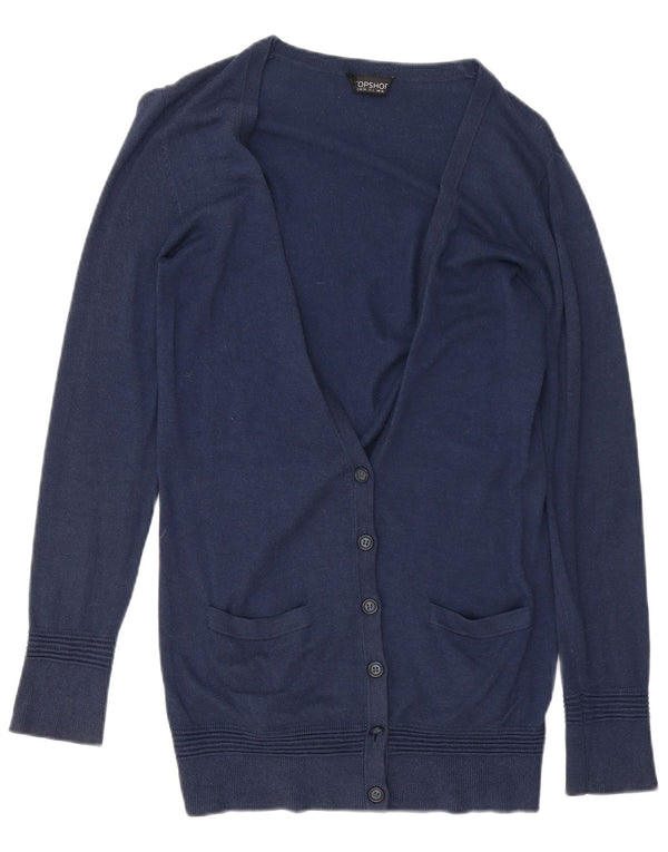 Topshop Γυναικείο Longline Oversized Ζακέτα πουλόβερ UK 10 Small Navy Blue
