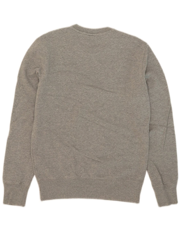 Champion moletom masculino jumper pequeno algodão cinza
