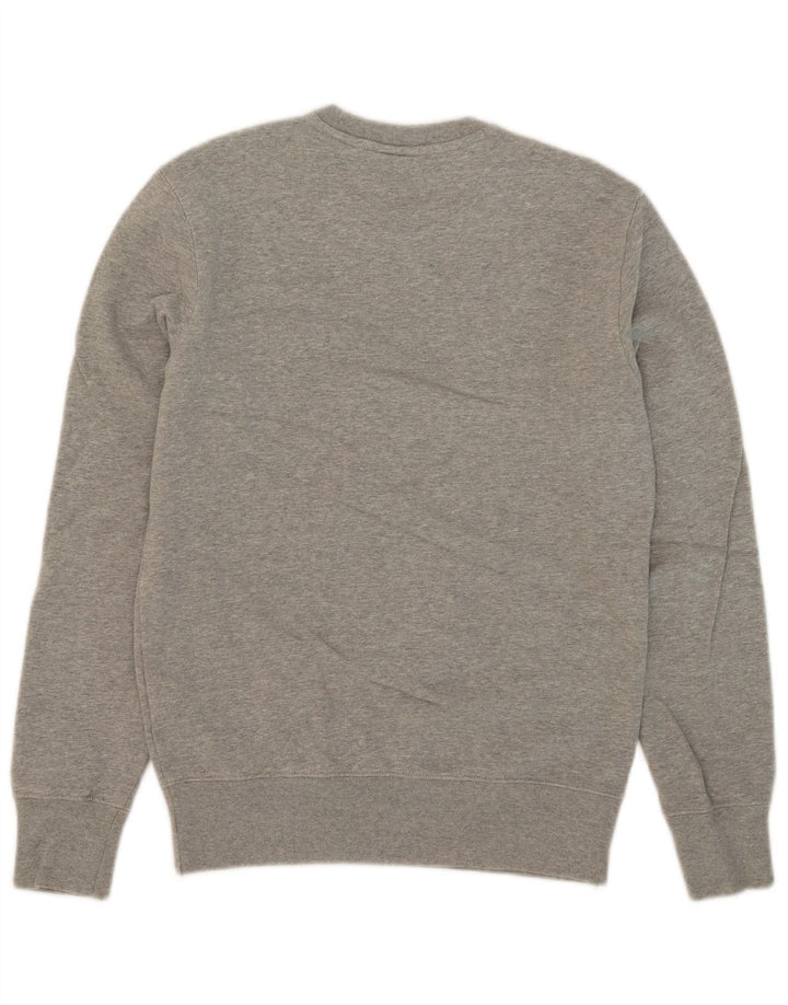 Champion moletom masculino jumper pequeno algodão cinza