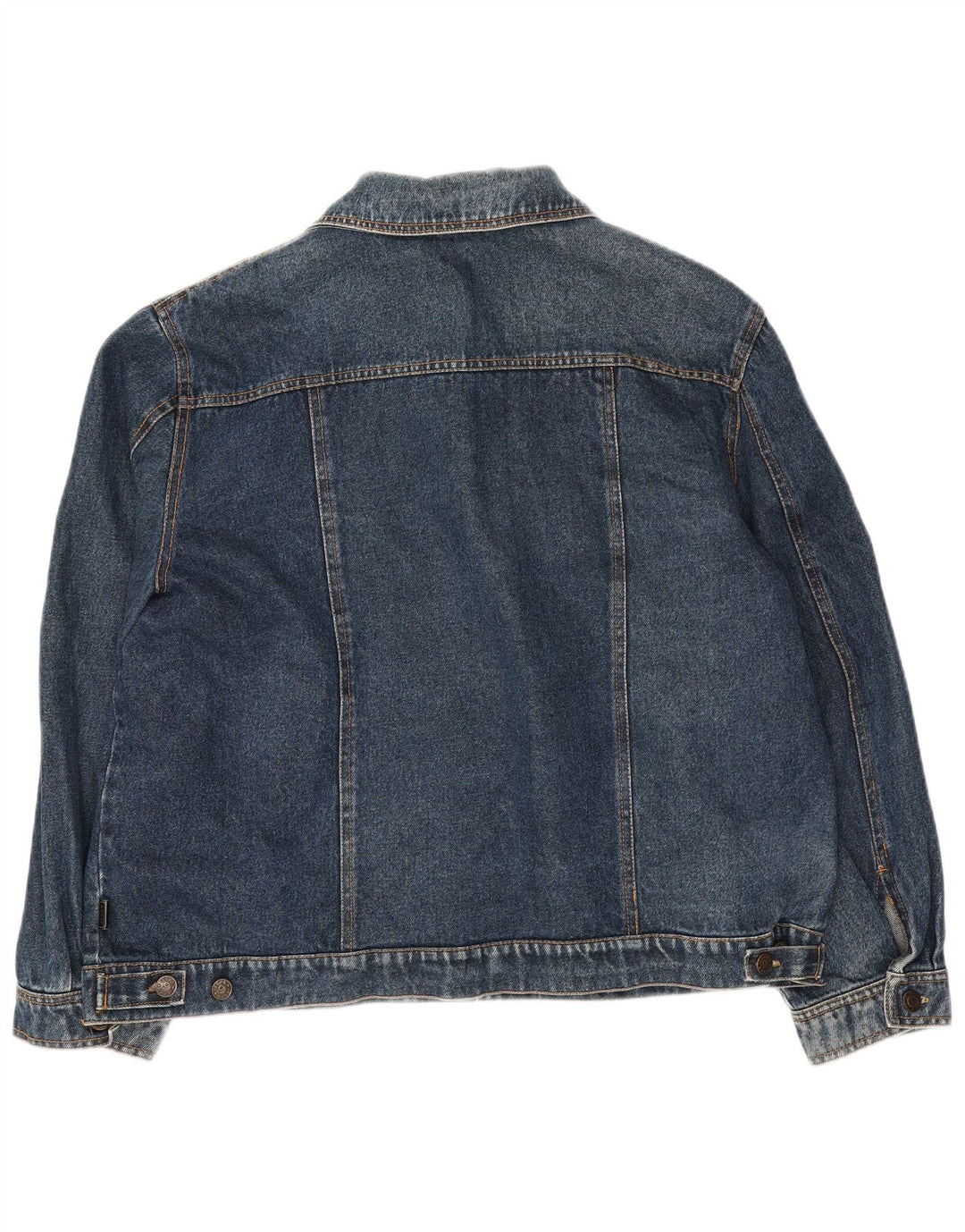 Vintage Womens Oversized Denim Jacket UK 10 Small Blue