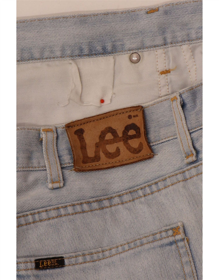 Lee Mens Straight Jeans W38 L27 Blue Cotton