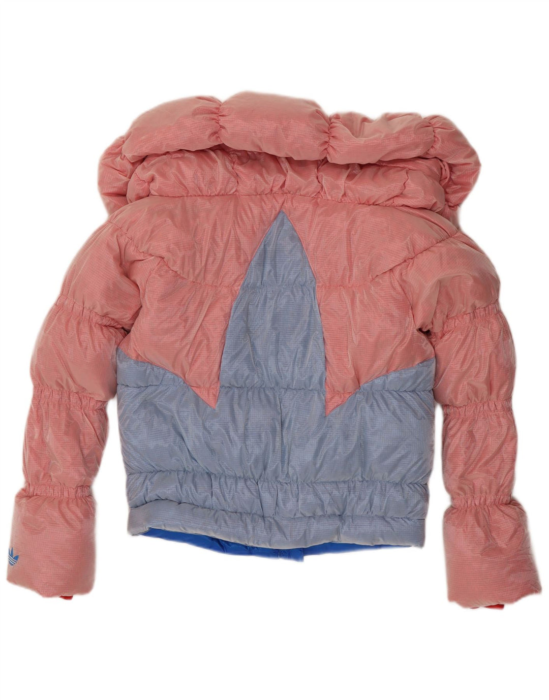 Adidas Veste rembourrée pour femme UK 12 Rose moyen Colourblock Polyamide