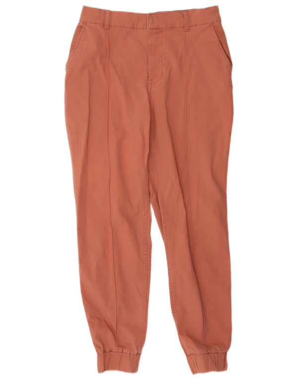 Женские брюки-чиносы с высокой талией Hollister, большие W32 L28, розовые