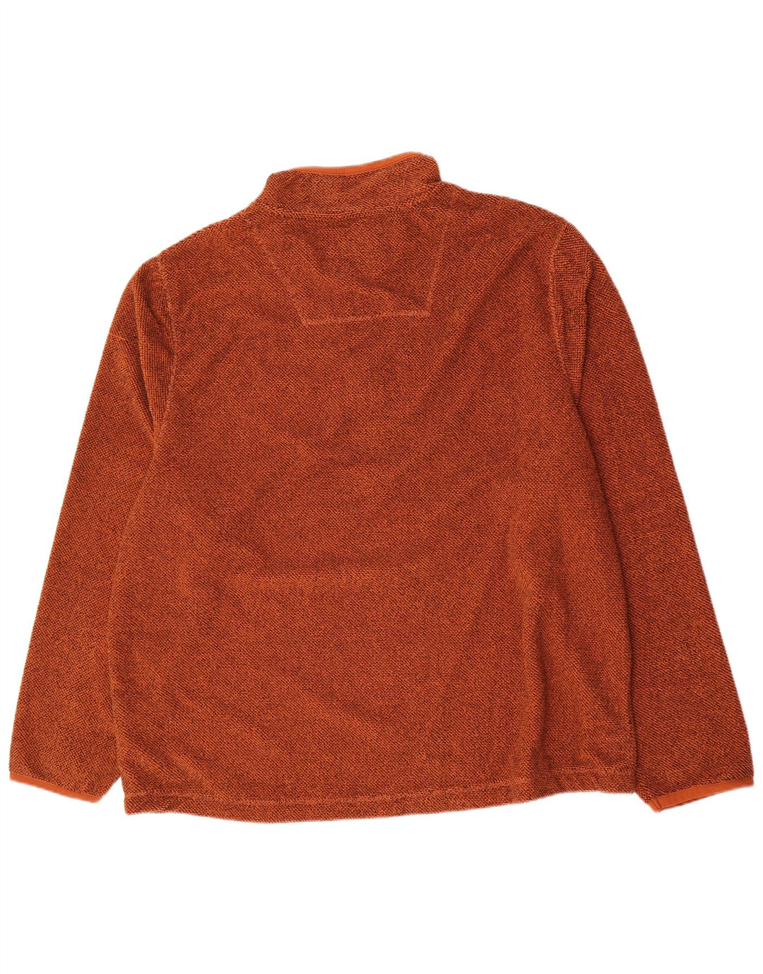 Męski sweter polarowy Weird Fish z zamkiem błyskawicznym, 4XL, brązowy poliester