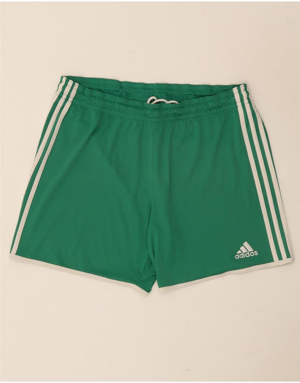 Pantaloncini sportivi Adidas da uomo grandi verdi
