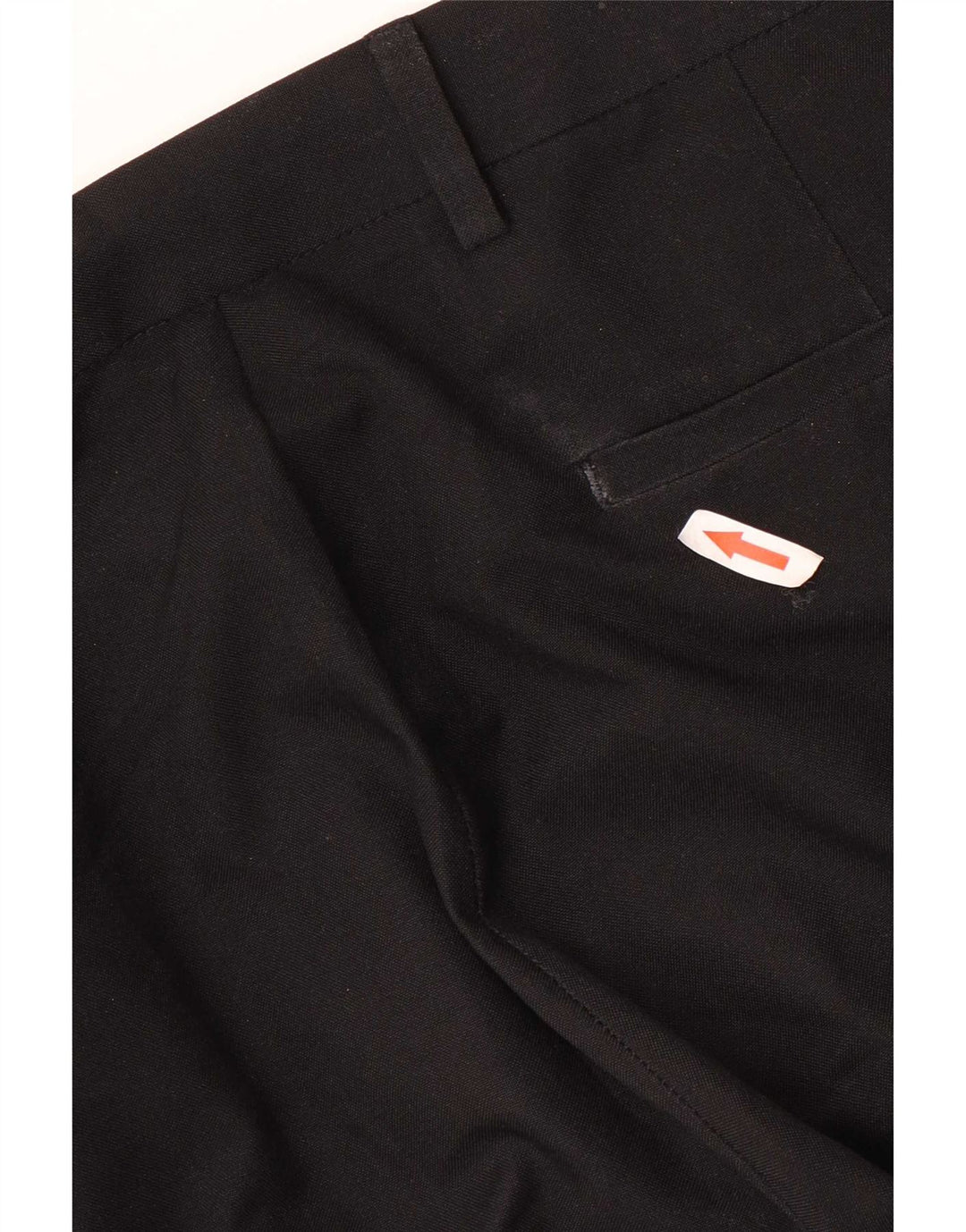 Marks & Spencer Mens Slim Chino Trousers W38 L33 Black Polyester