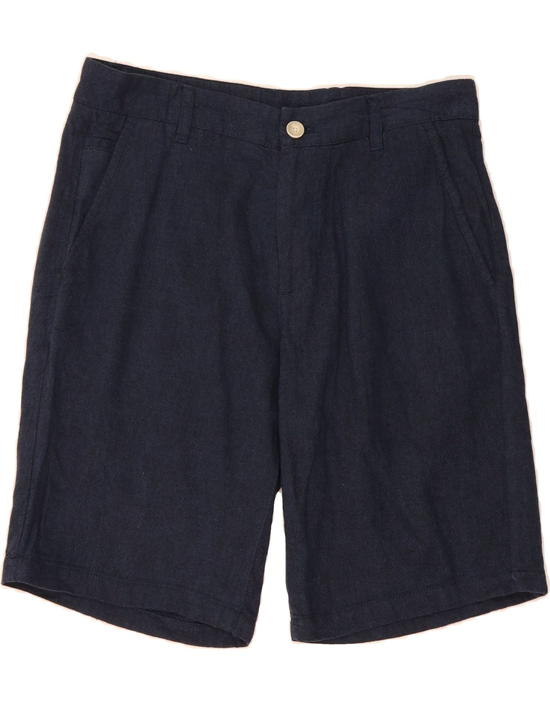 ZARA Womens Chino Shorts EU 40 Medium W31  Navy Blue Cotton Vintage Zara and Second-Hand Zara from Messina Hembry 